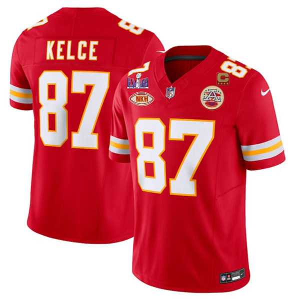 Men's Kansas City Chiefs #87 Travis Kelce Red 2024 F.U.S.E. Super Bowl LVIII Patch With NKH Patch And 4-star C Patch Vapor Untouchable Limited Jersey Dzhi,We sell and wholesale Men's Kansas City Chiefs #87 Travis Kelce Red 2024 F.U.S.E. Super Bowl LVIII Patch With NKH Patch And 4-star C Patch Vapor Untouchable Limited Jersey Dzhi on line form chian!